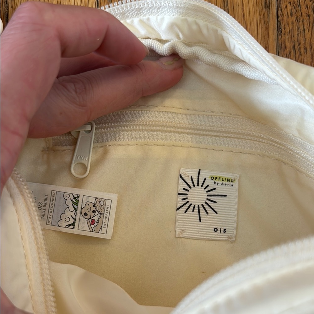 Aerie Cream Crossbody Bag - Picture 2 of 3